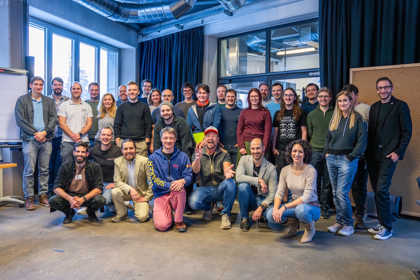 Gruppenfoto vom KINN#9 am 22. Jänner 2026 in Wattens